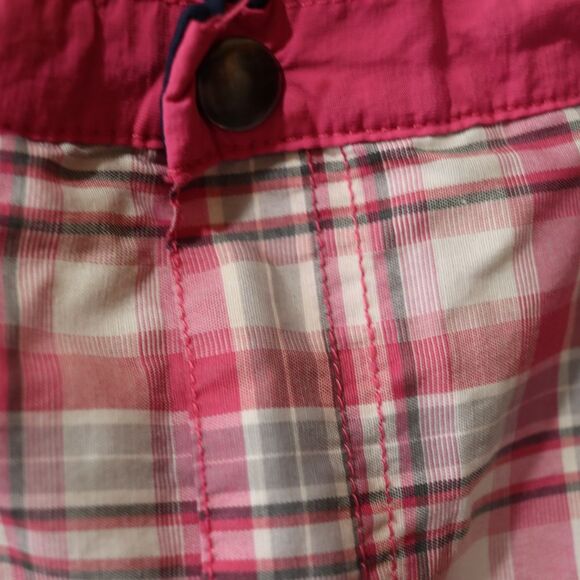 Hugo Boss Pink and White Plaid Swim Trunks Medium - Picture 7 of 15
